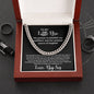 TO LITTLE BRO I BIG SIS I CUBAN CHAIN