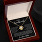 To My Sweetheart I Love Knot Necklace